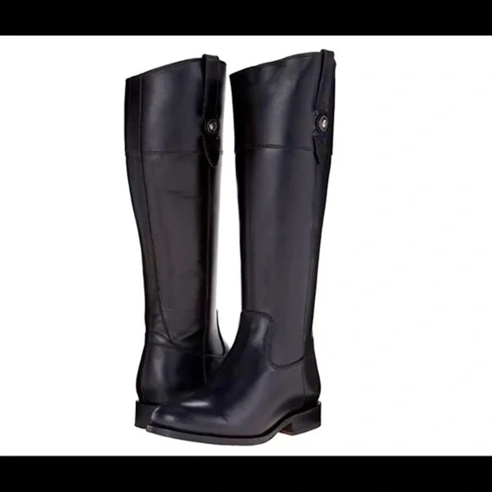 Frye Jayden button tall black boots 8.5 with box